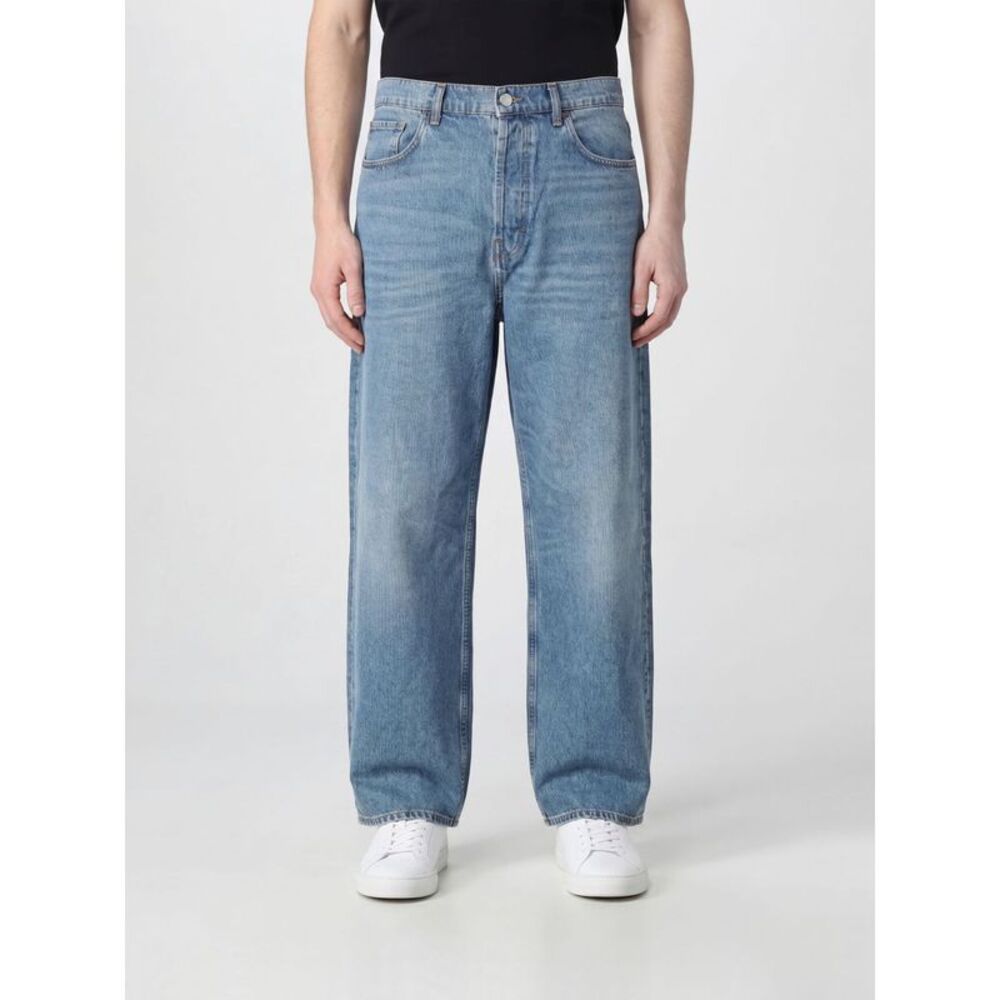 Amish Men Huge Amish Straight Fit Distressed Effect Cotton Denim Jeans